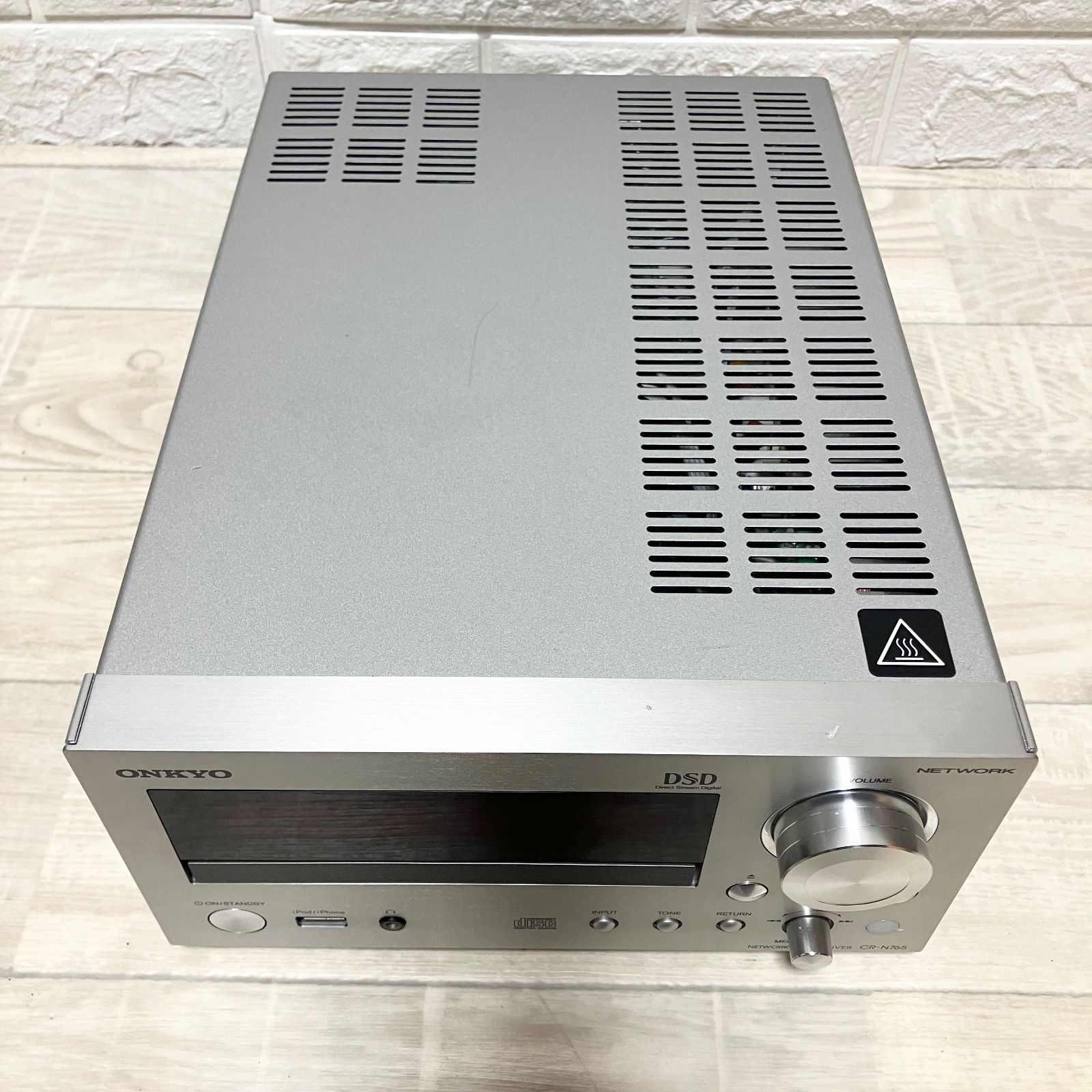 ONKYO ミニコンポ リモコン付き CR-N765 D-212EX 美品 オンキョー