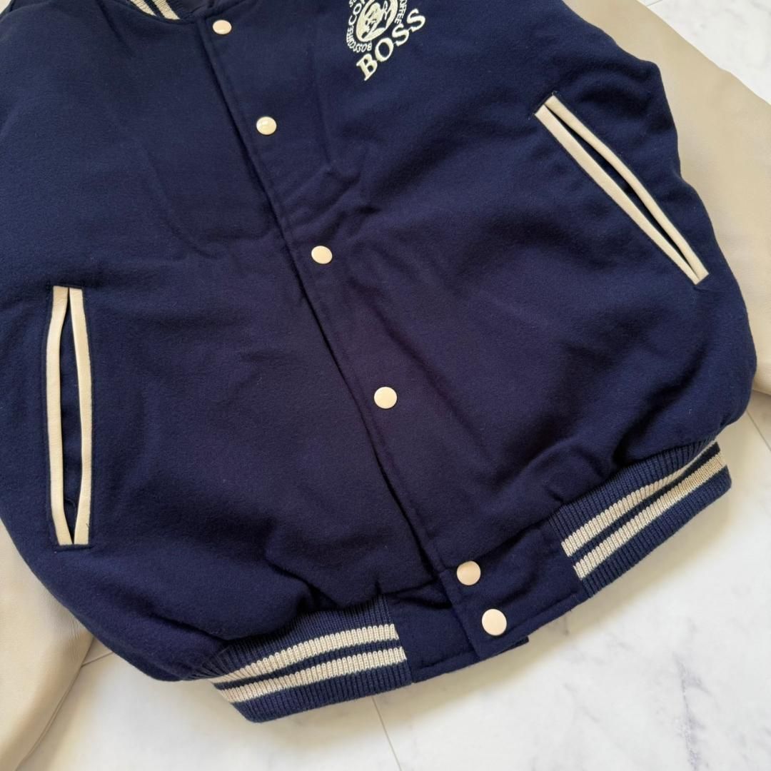 SUNTORY BOSS ボスジャン 本革スタジアムジャンパー レザー 2024