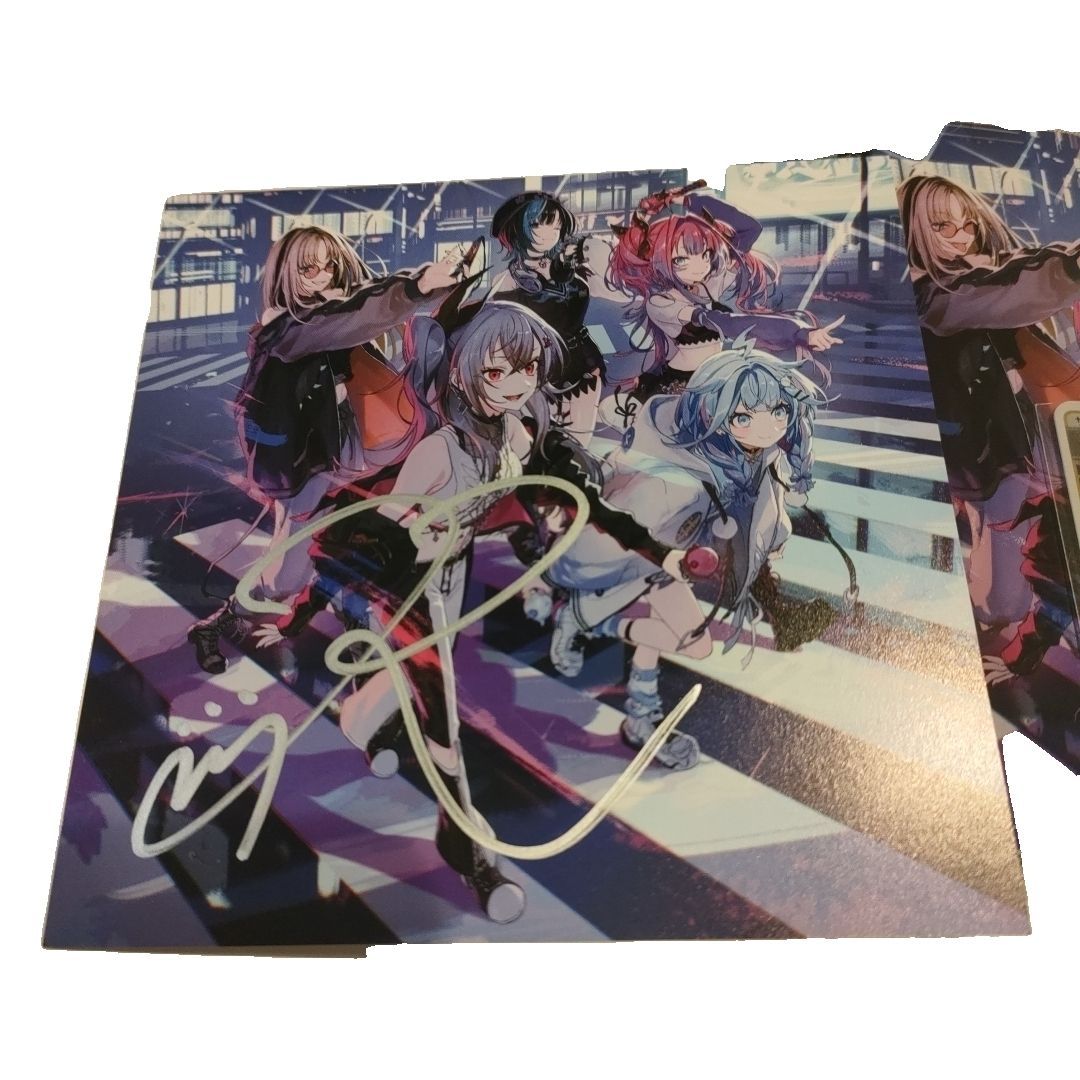 FLOW GLOW ホロライブ 響咲リオナ 直筆サイン 1stアルバム 限定盤