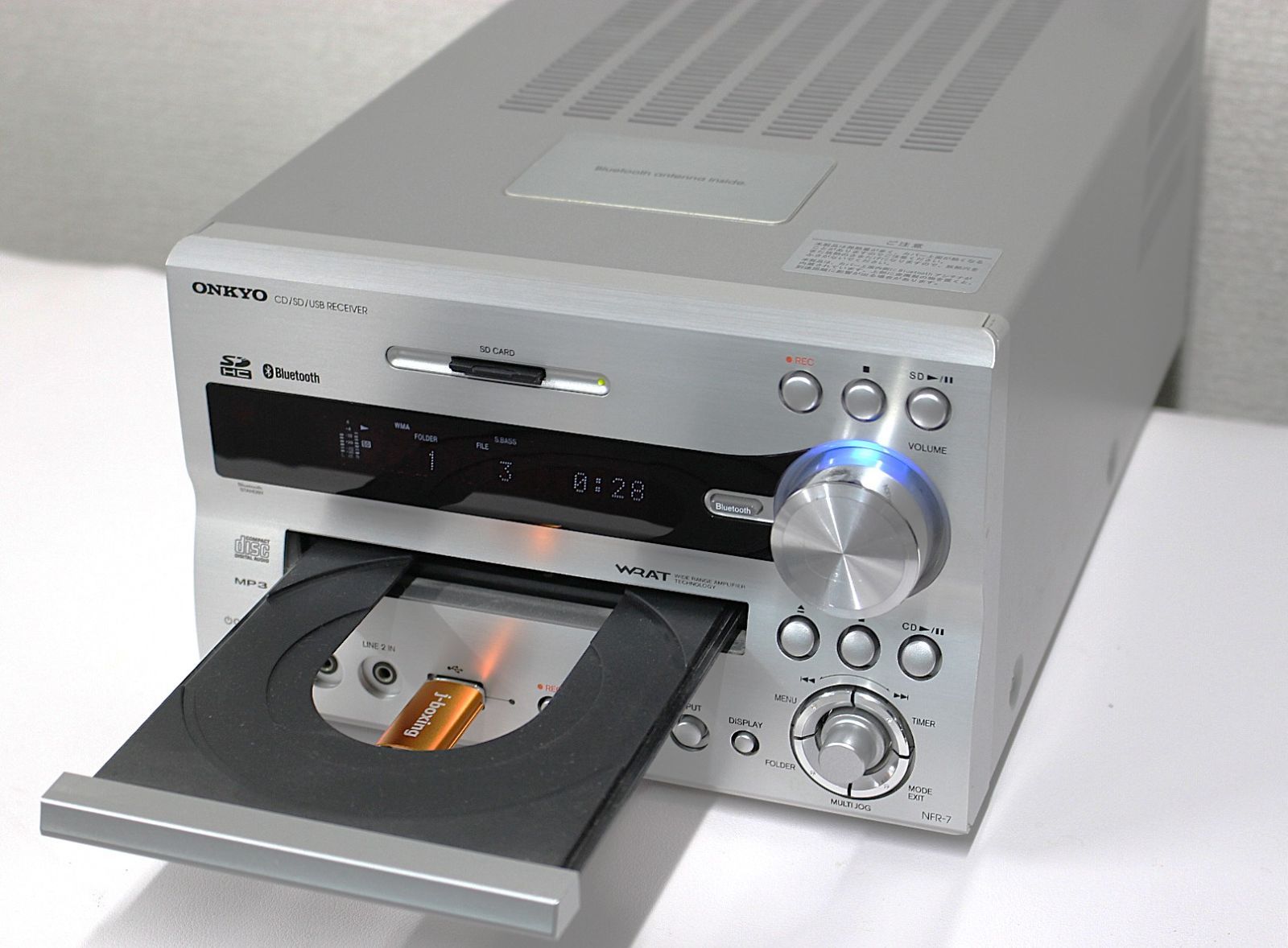 ONKYO CD model NFR-7デッキ Bluetooth対応 動作検証！ONKYO NFR-7