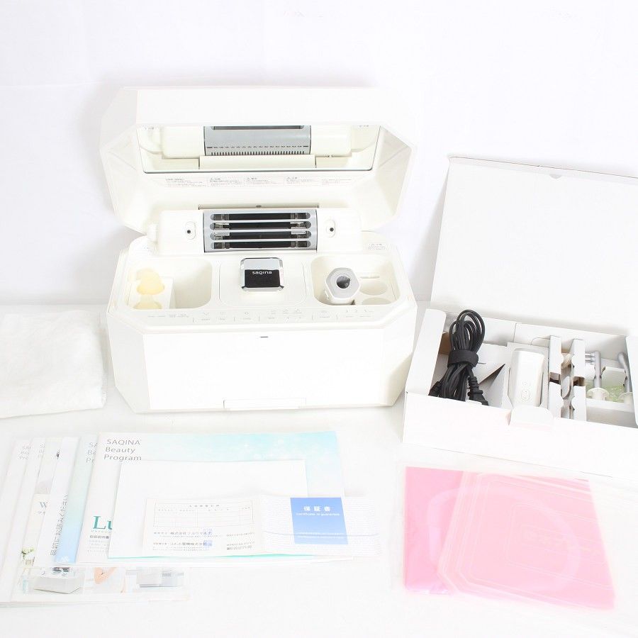 美品】フヨウサキナ ルルシェ 美顔器 エステマシン saqina Lulucie