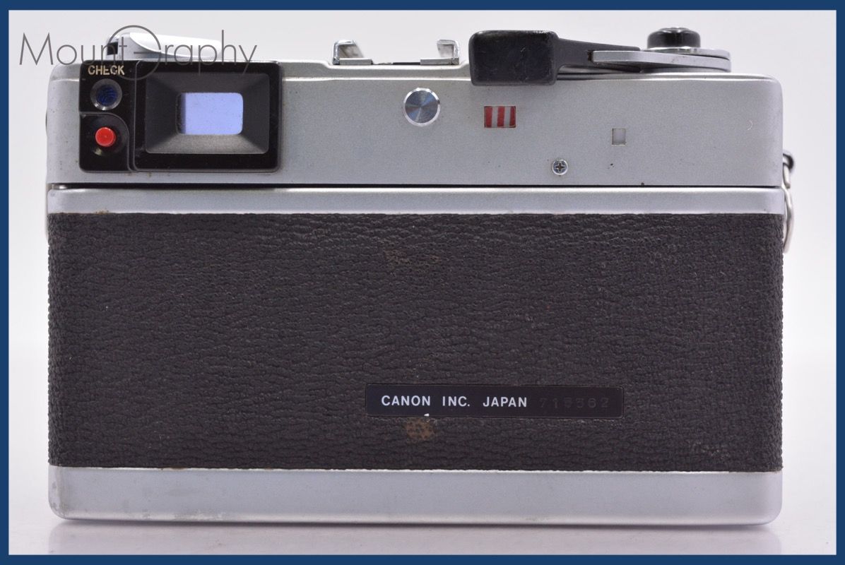 グリーン CANON Canonet QL17 GIII 40mm F1.7 キヤノン Canon Canonet