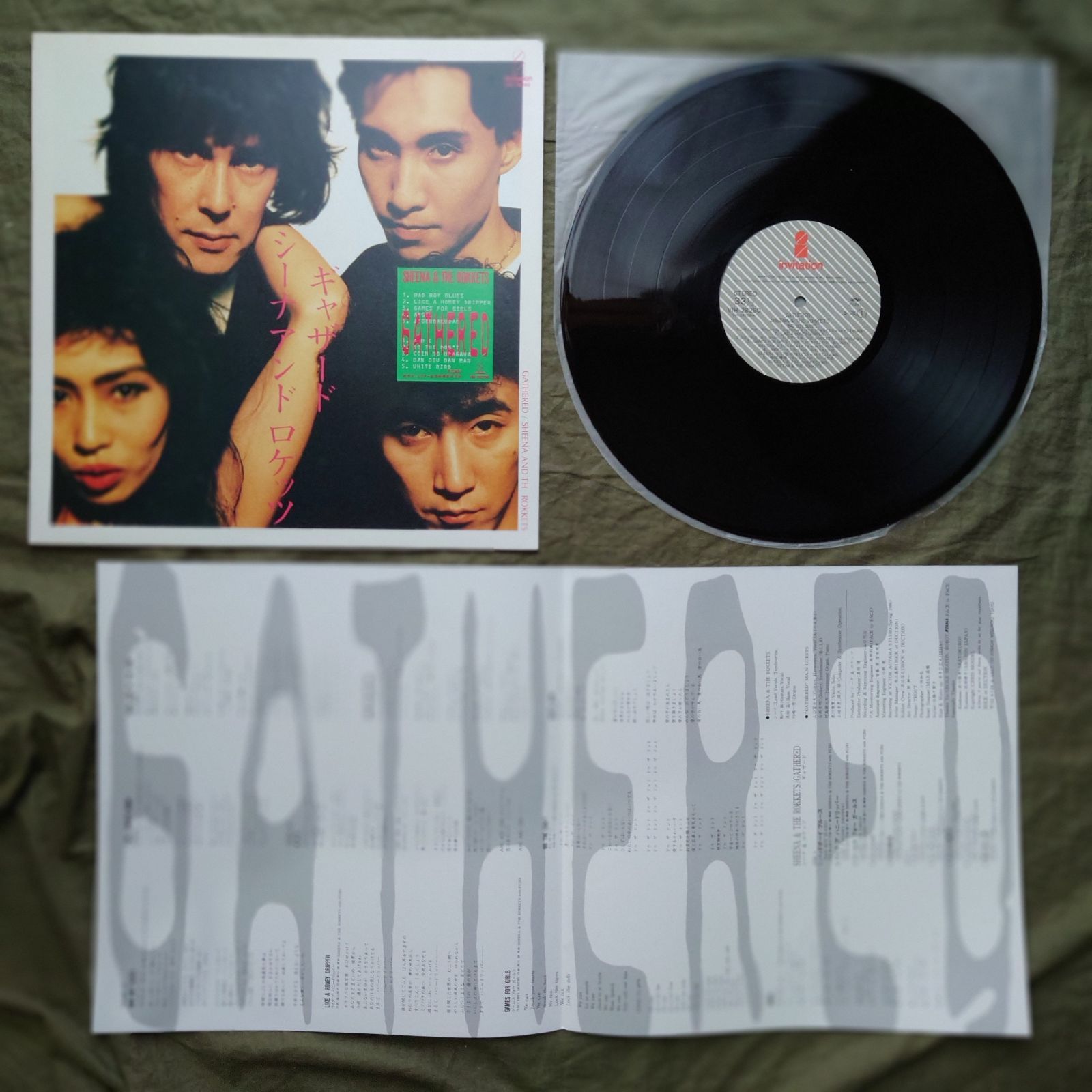 美盤 美ジャケ 美品 1986年 シーナ＆ロケッツ Sheena & The Rokkets LP