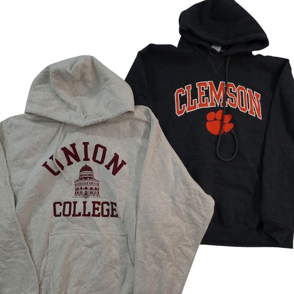 古着卸 まとめ売り カレッジ風 スウェット 8枚セット (メンズ L