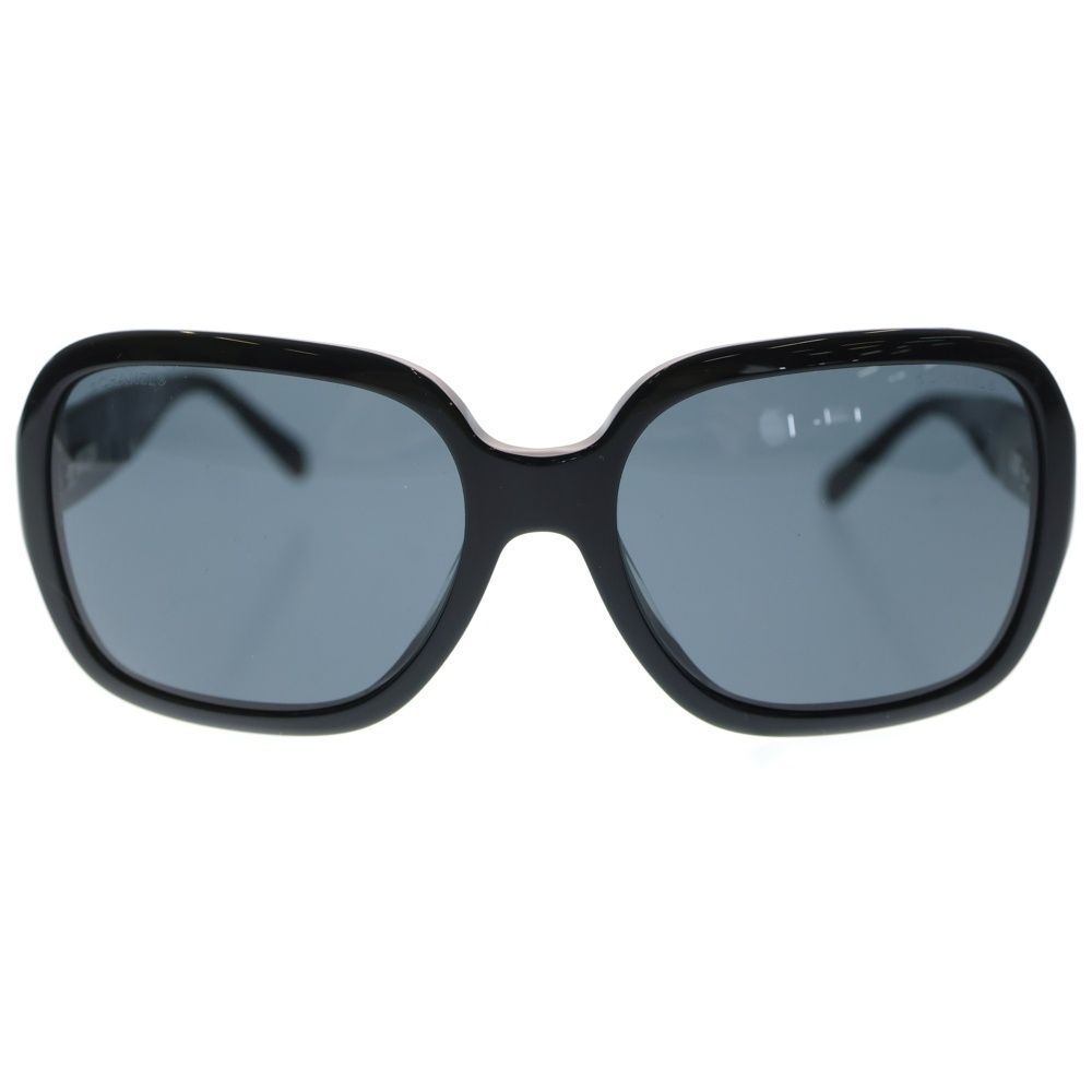 CHANEL (シャネル) マトラッセ ココマーク サングラス ブラック 5124-A