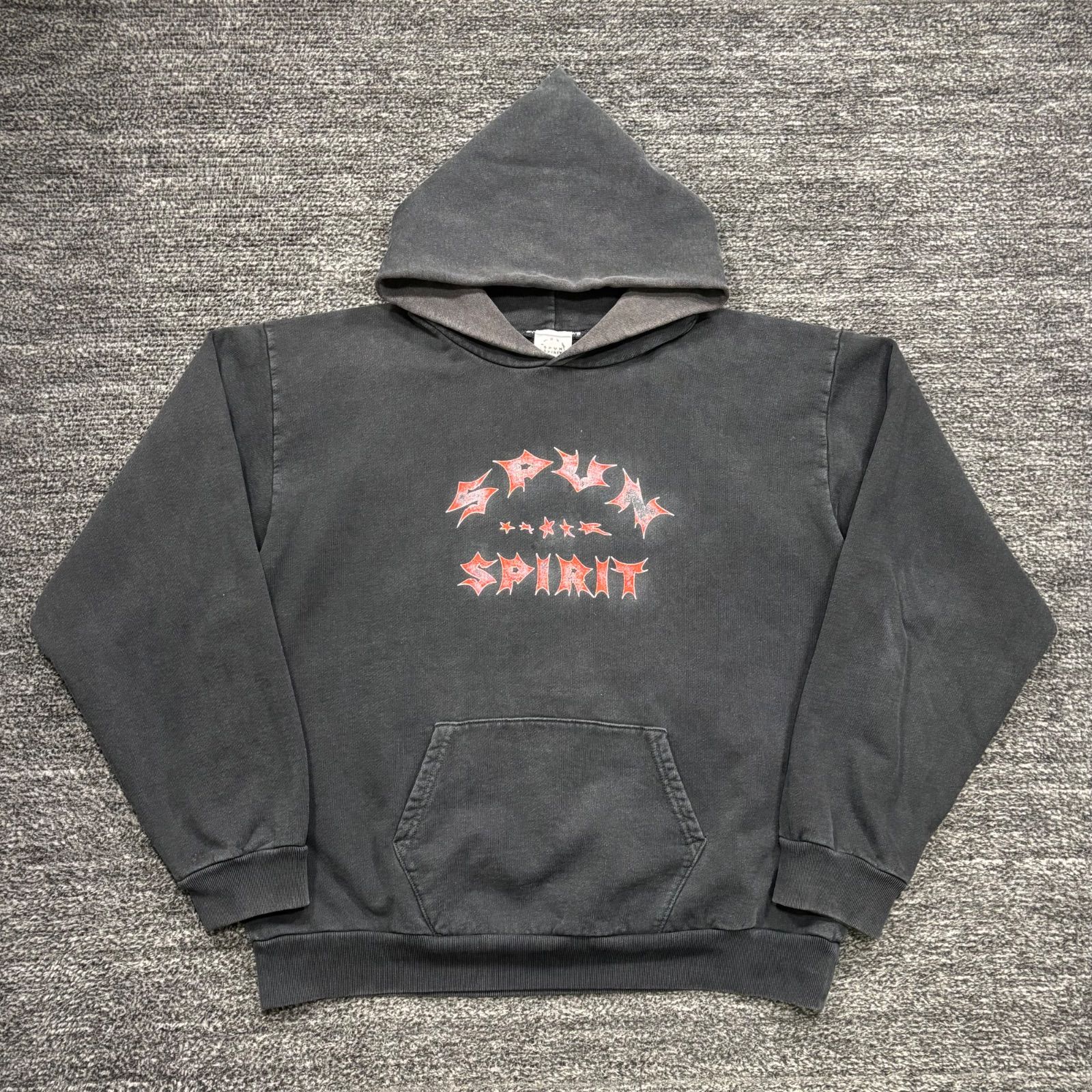 SPUN SPIRIT for Ron Herman Sweat Hoodie Black L スパンスピリット