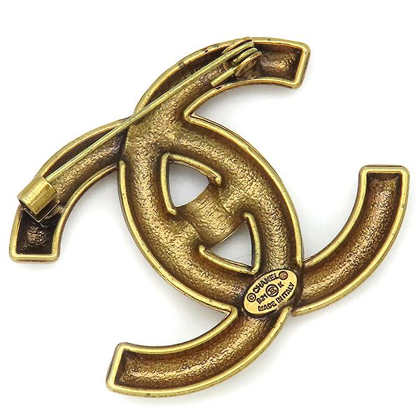シャネル CHANEL ブローチ ココマーク ヴィンテージ GP ゴールド