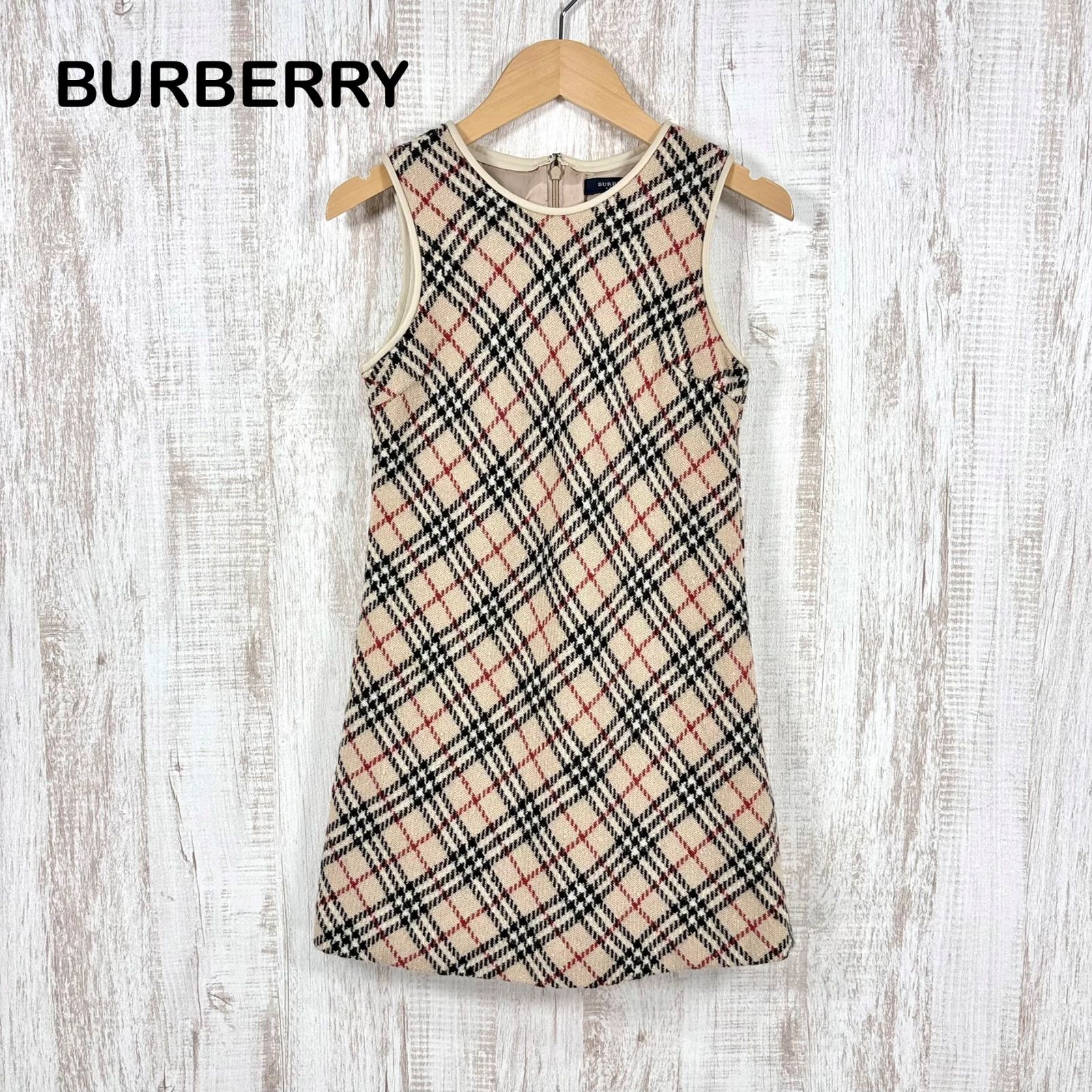 美品 BURBERRY LONDON バーバリーロンドン 定番カラー ベージュ ノバ