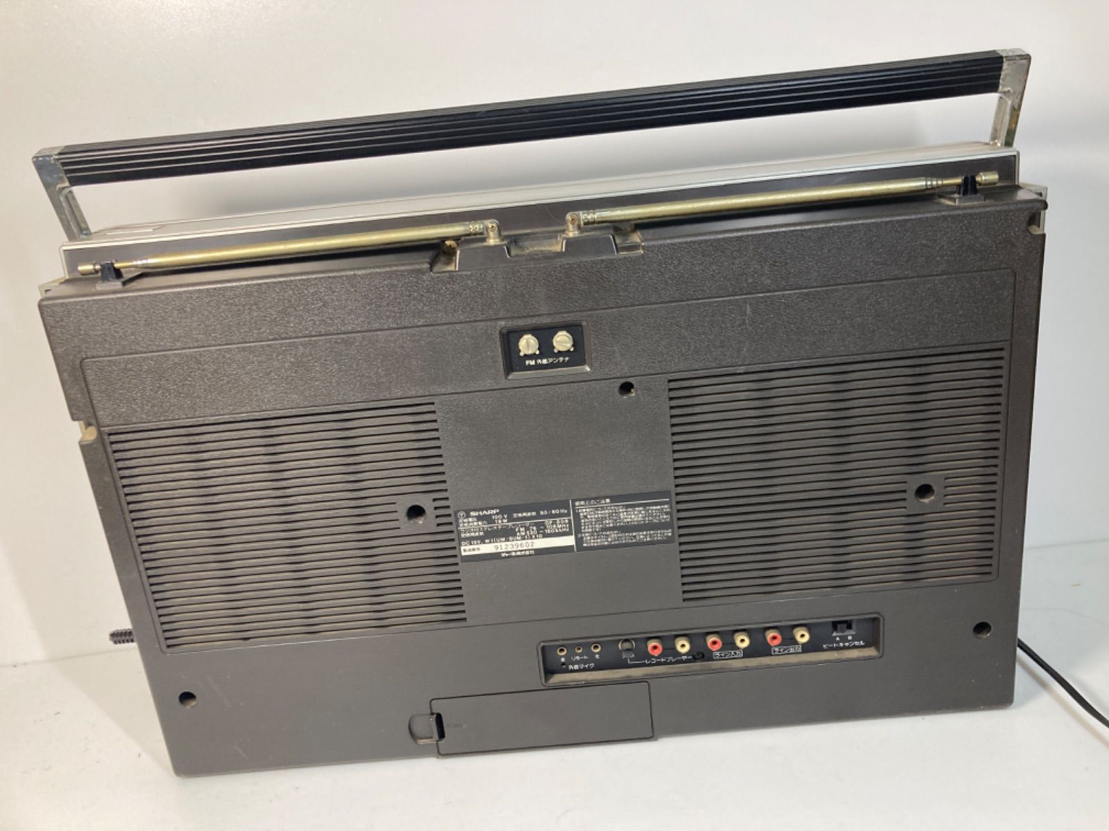 希少名機】ジャンク扱い SHARP GF-808 Searcher-W ラジカセ シャープ