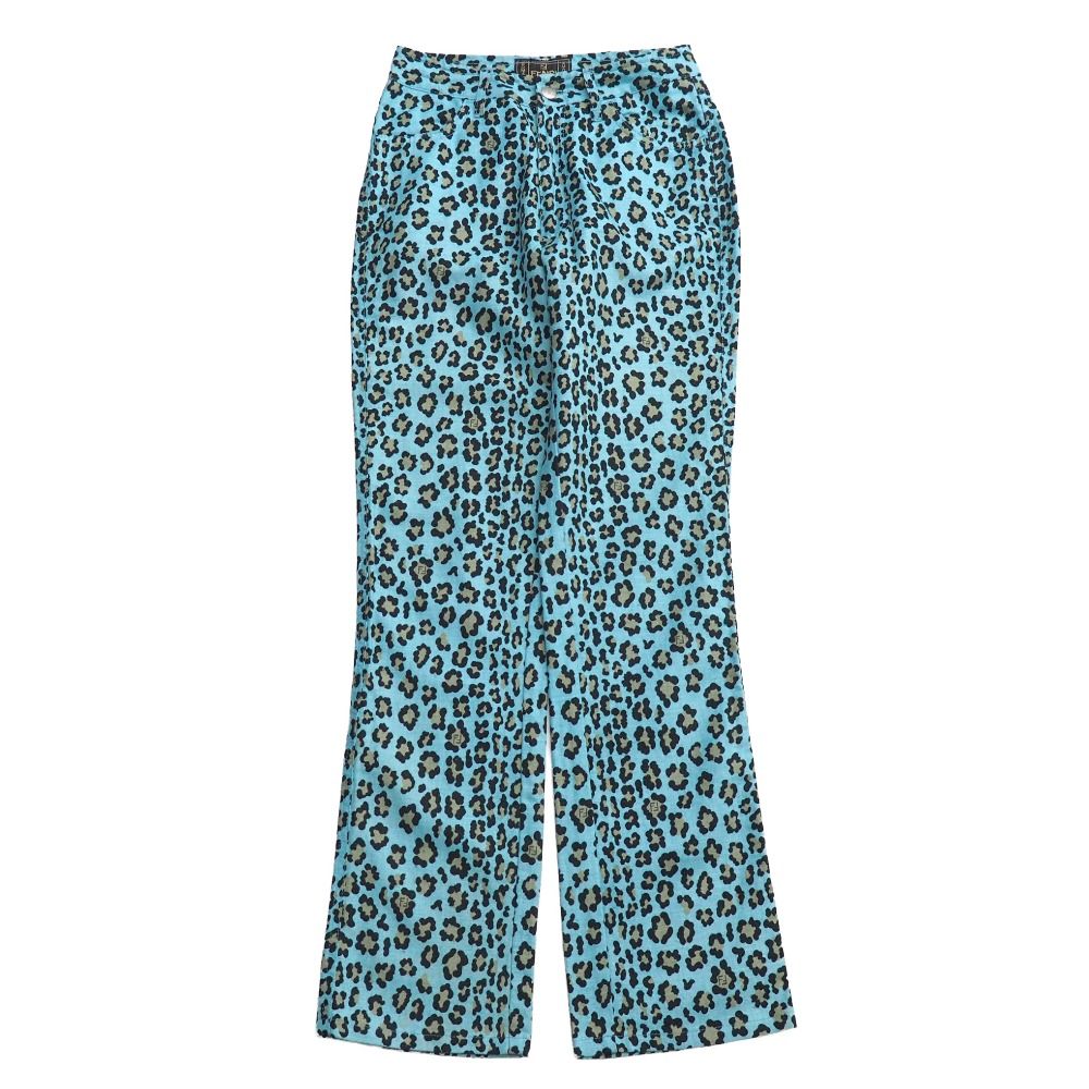 FENDI フェンディ パンツ サイズ27 リネン × コットン レオパード