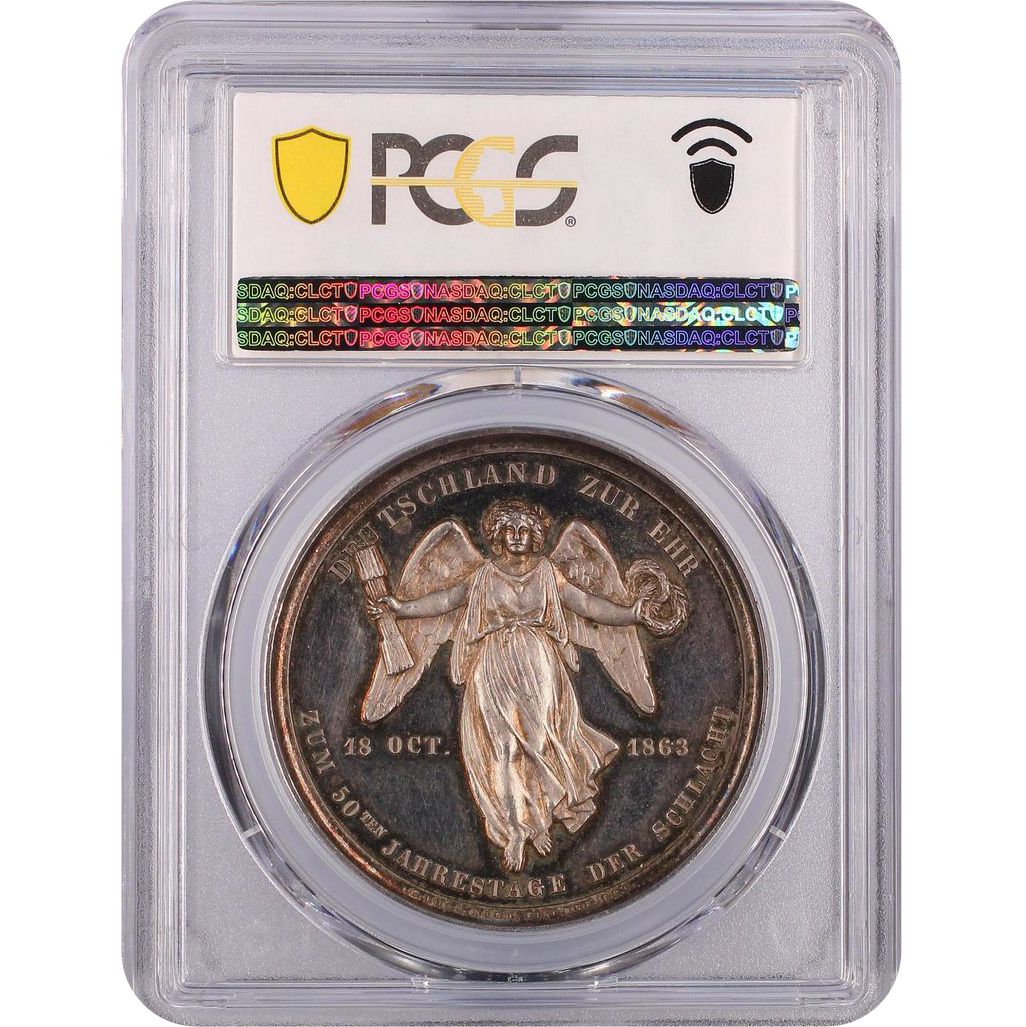 ドイツ ライプツィヒの戦い 戦勝50周年記念銀メダル【SP64】 - メルカリ