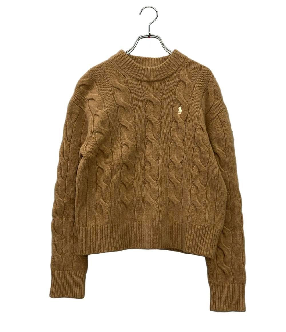 ポロ・ラルフローレン 長袖ニット ウール カシミヤ ケーブル