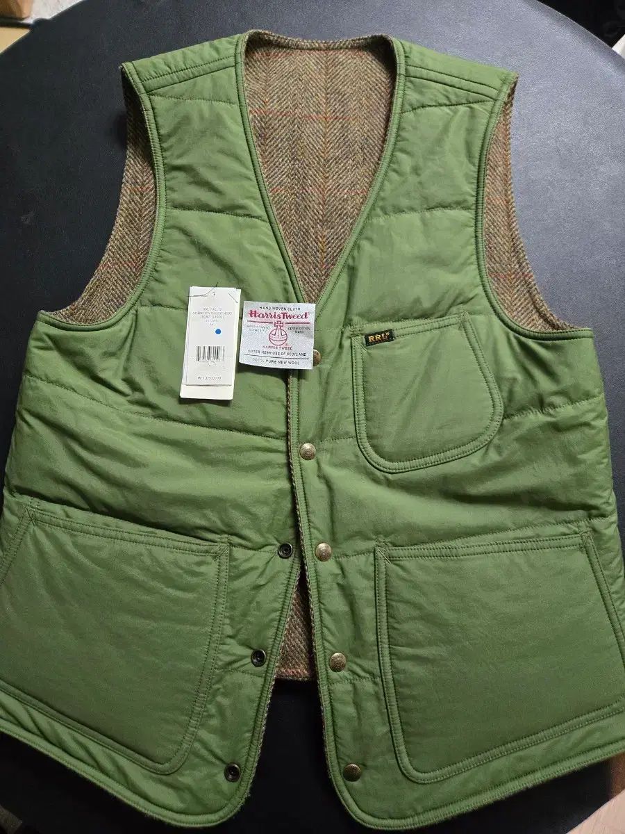 RRL ハリー・ツイード リバーシブル ベスト - メルカリ