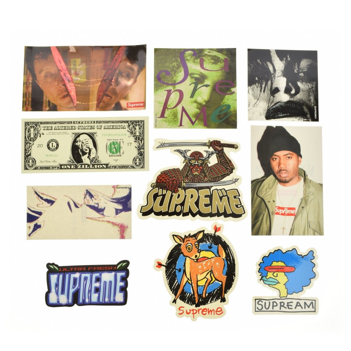 SUPREME】10枚セットステッカー - メルカリ