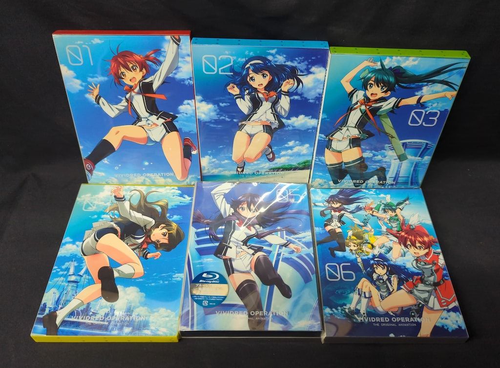 アニメBlu-ray ビビッドレッド・オペレーション 完全生産限定版 全6巻