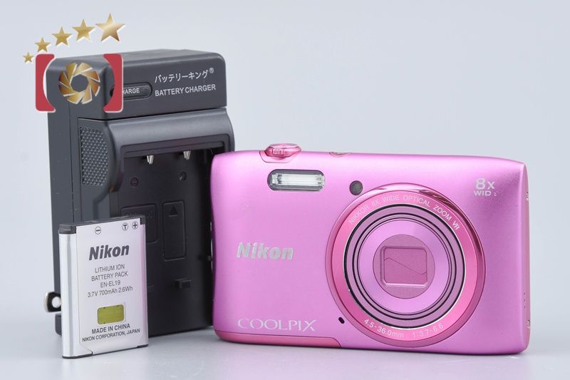 中古】Nikon ニコン COOLPIX S3600 アザレアピンク コンパクトデジタル