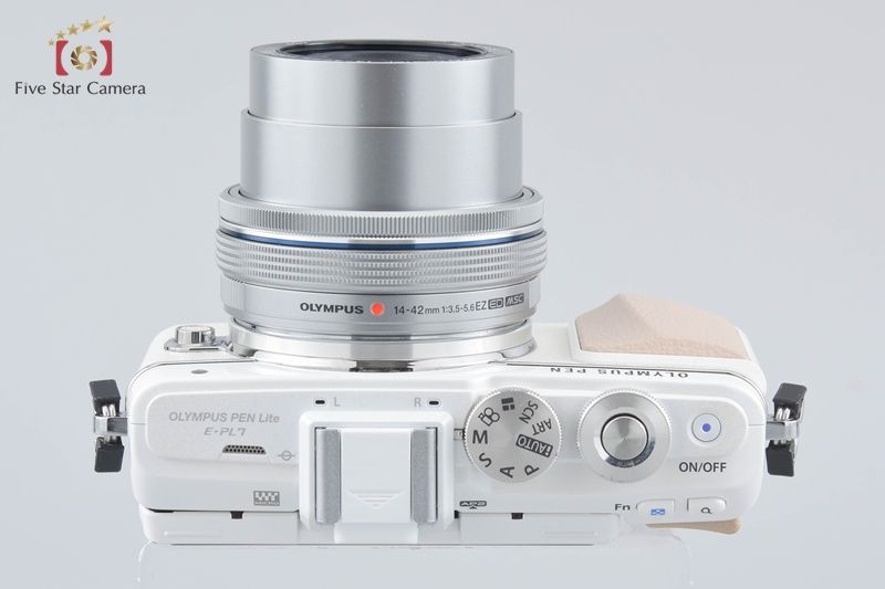 中古】OLYMPUS オリンパス PEN Lite E-PL7 14-42mm EZレンズキット