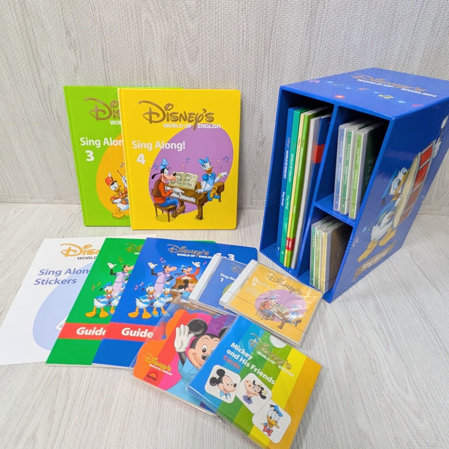 美品 DWE シングアロング 絵本 CD ガイド シール ポスター sing along