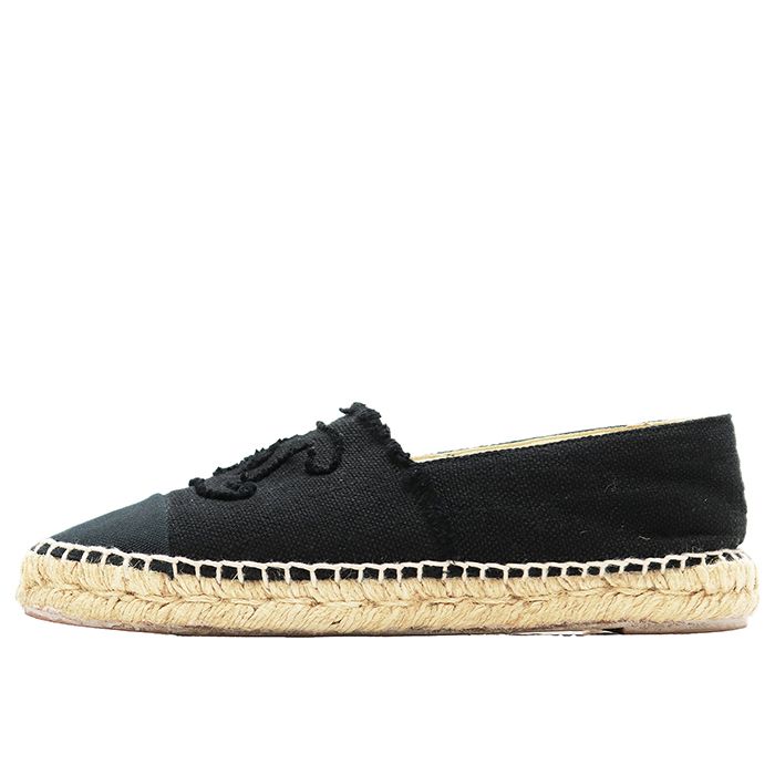 美品】CHANEL シャネル エスパドリーユ スリッポン レディース サイズ