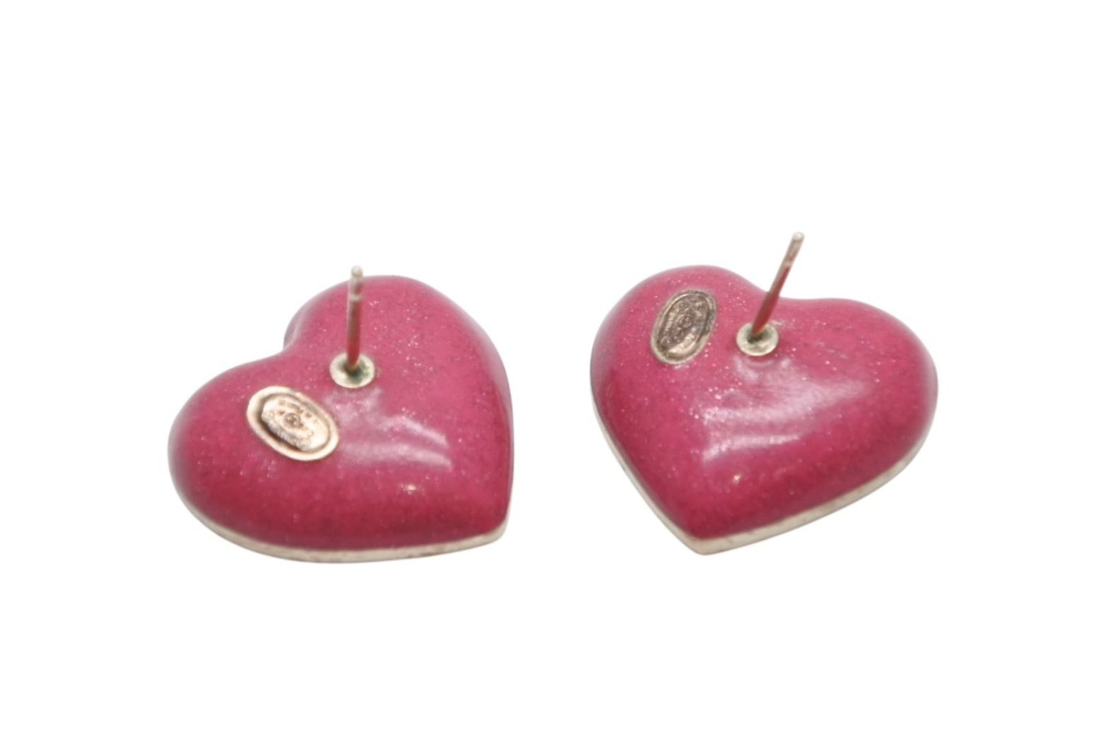 CHANEL シャネル ハートココマーク ピアス 重量約14.6g C23P刻印 GP