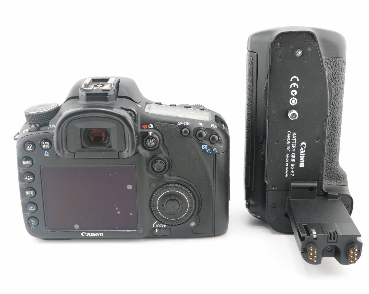 ☆良品☆ショット数2,800回☆キヤノン CANON EOS 7D ボディ + BG-E7