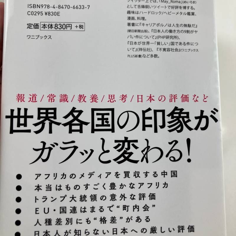 世界のニュースを日本人は何も知らない (ワニブックスPLUS新書) 新書