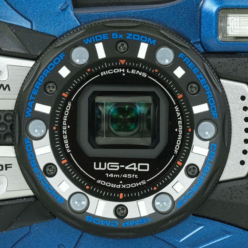 新品同様] RICOH WG-40W ブルー | コンパクトデジタルカメラ - メルカリ