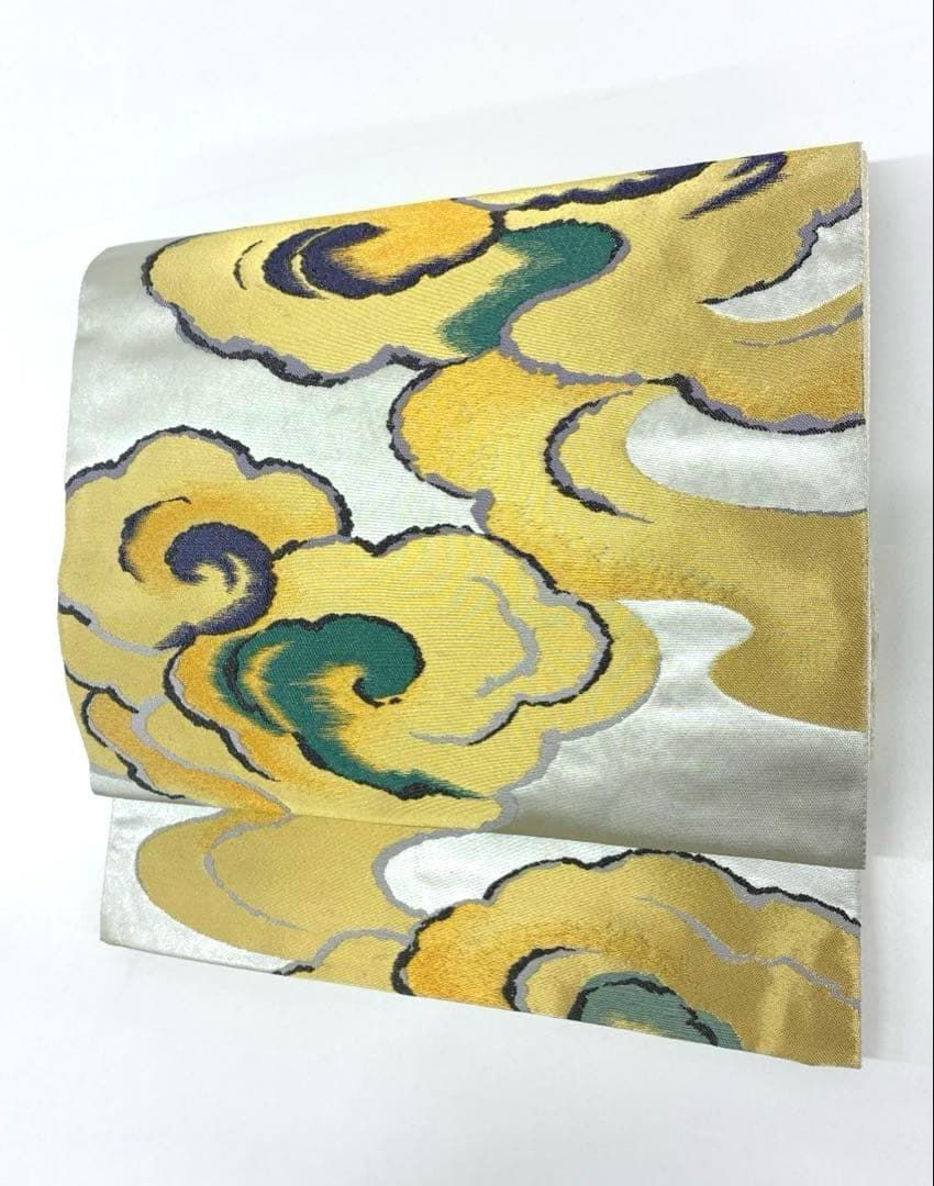 となみ帯 宝生閑 人間国宝 重要無形文化財 袋帯 幽玄の美 正絹 六通