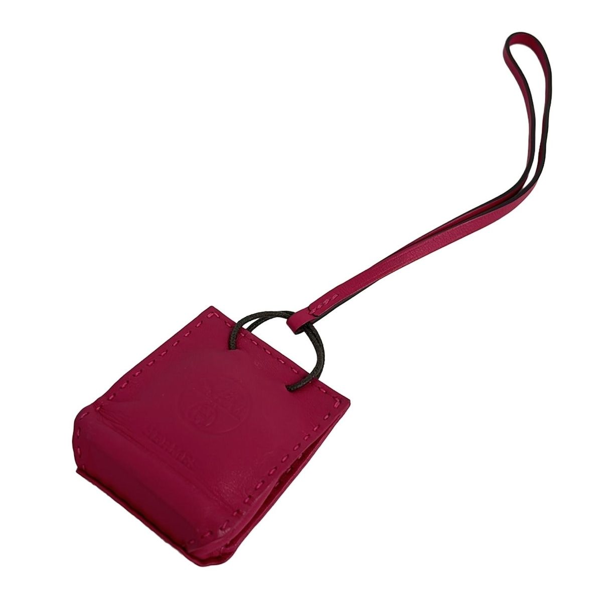 HERMES(エルメス) キーホルダー(チャーム)美品 サックオランジュ