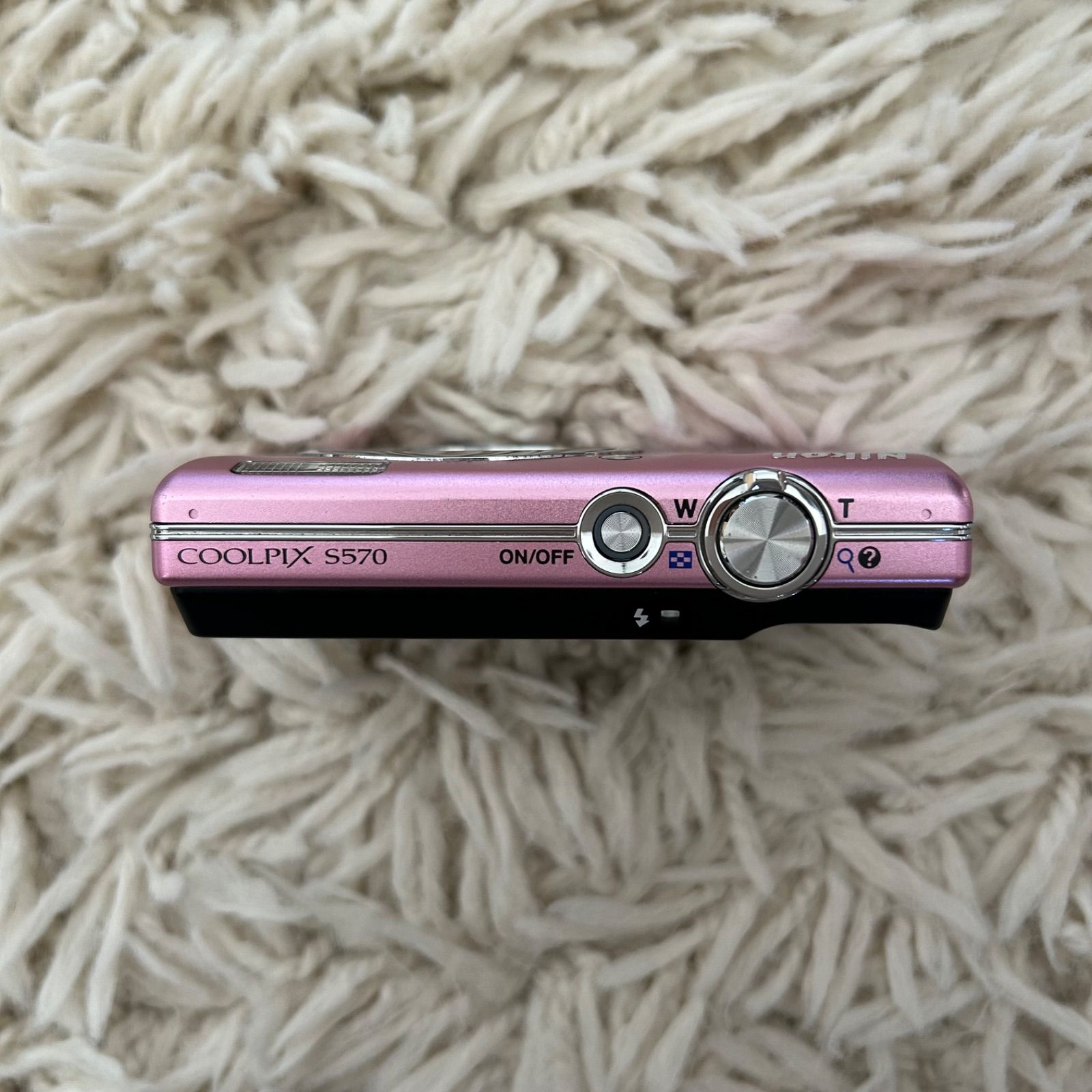 ✨美品✨】Nikon COOLPIX S570 平成レトロ コンデジ ピンク - メルカリ