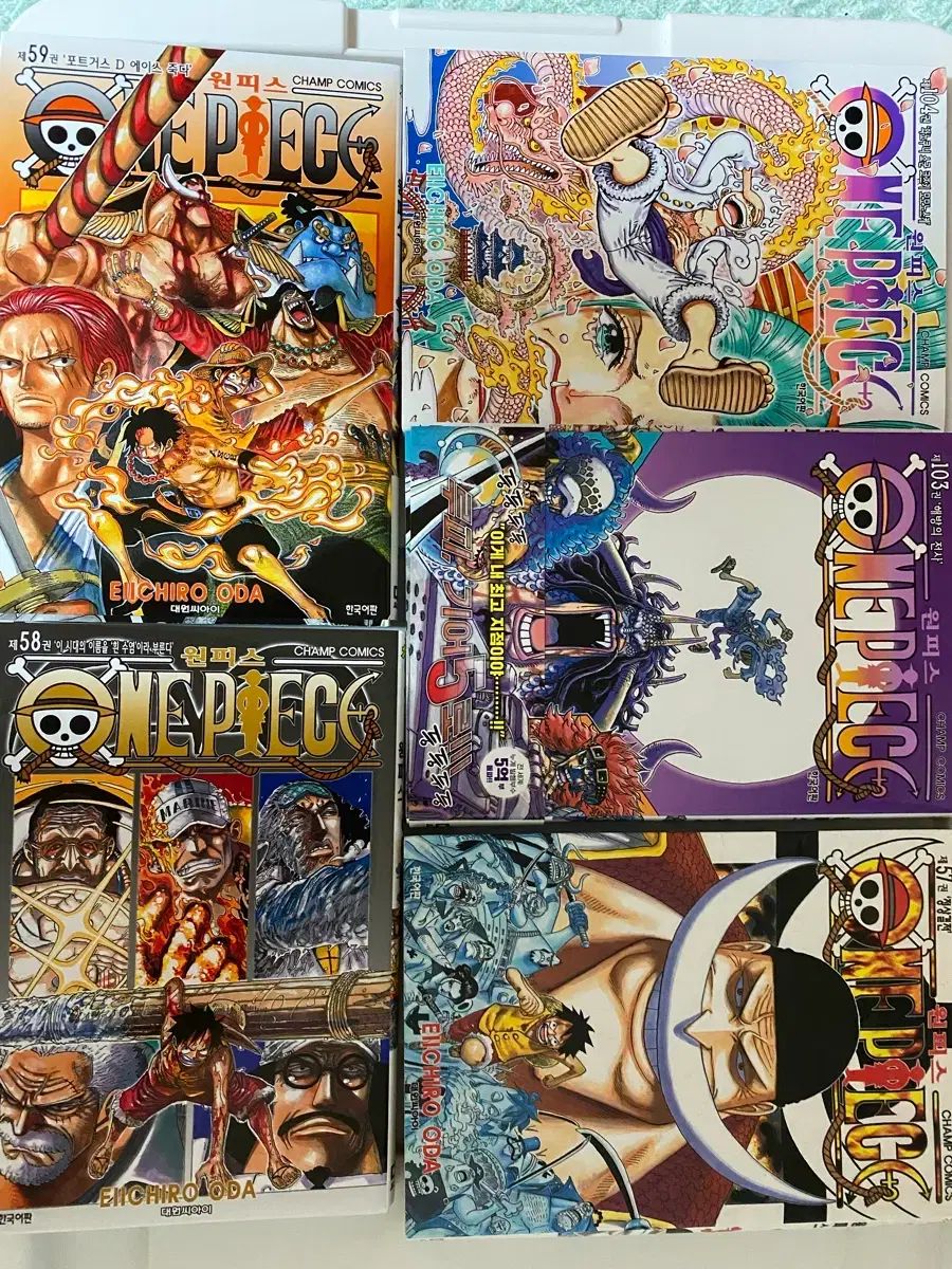 ONE PIECE 漫画 57 / 58 59 103 104 SET セット 出品 - メルカリ