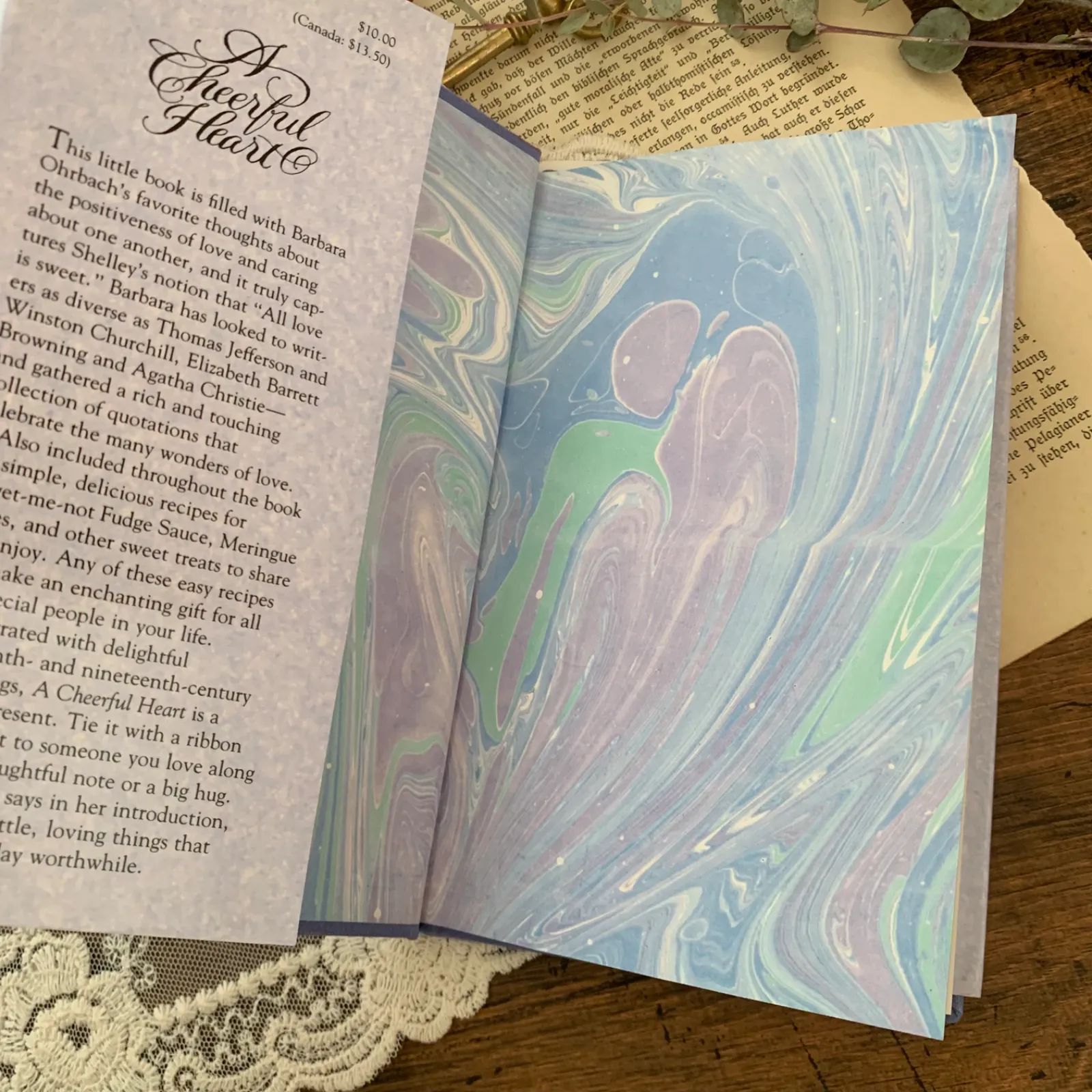 ヴィンテージ 洋書 絵本 1991年 『Cheerful Heart 』詩と名言集