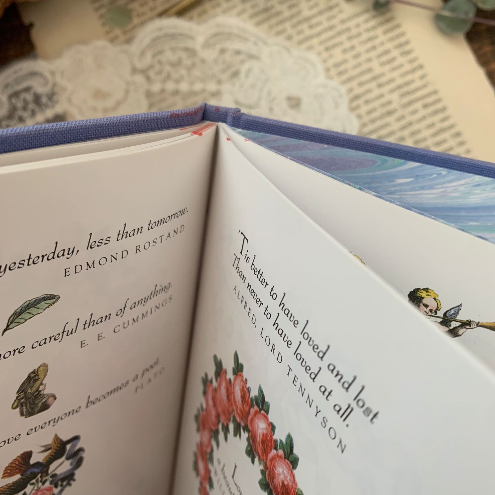 ヴィンテージ 洋書 絵本 1991年 『Cheerful Heart 』詩と名言集