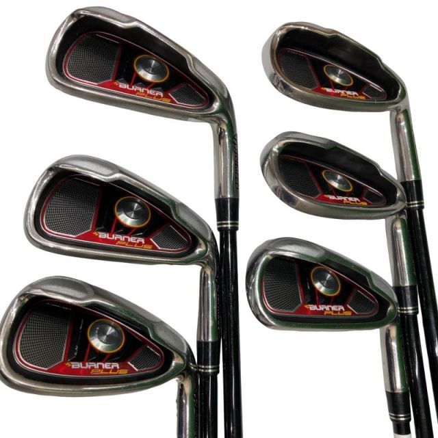 中古】 テーラーメイド BURNER PLUS 6S USA アイアンセット IR RE-AX
