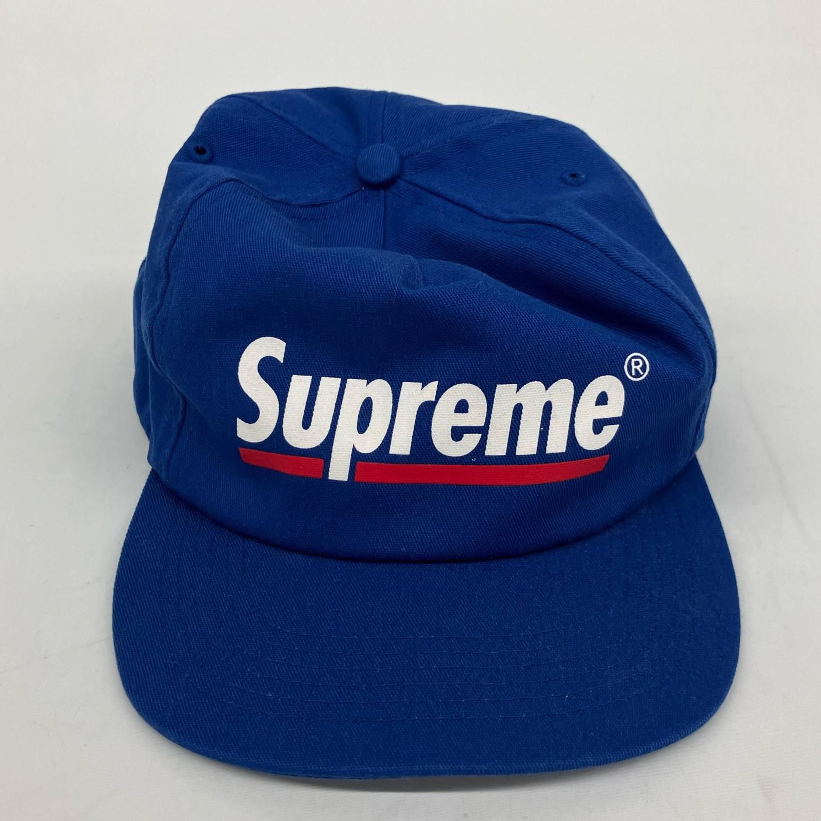 △△Supreme シュプリーム Underline 5-Panel Cap 20SS ブルー - メルカリ