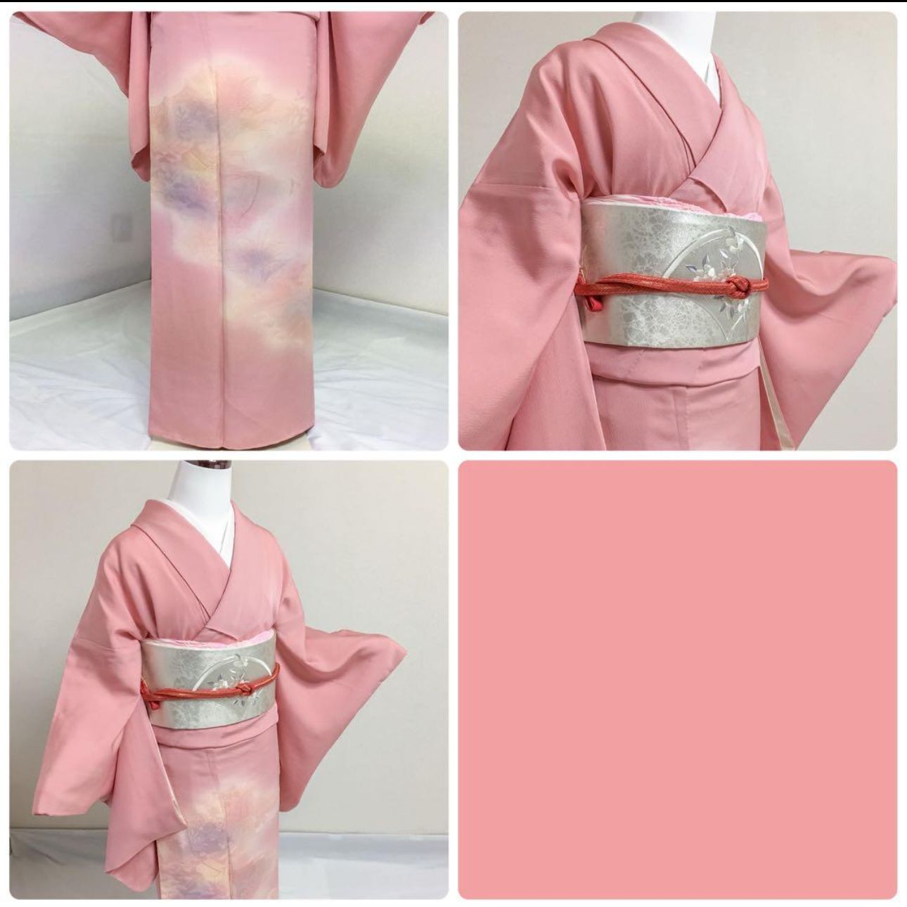 正絹 袷 訪問着 フルセット 4点 卒業式 M〜L マ3-5 - メルカリ