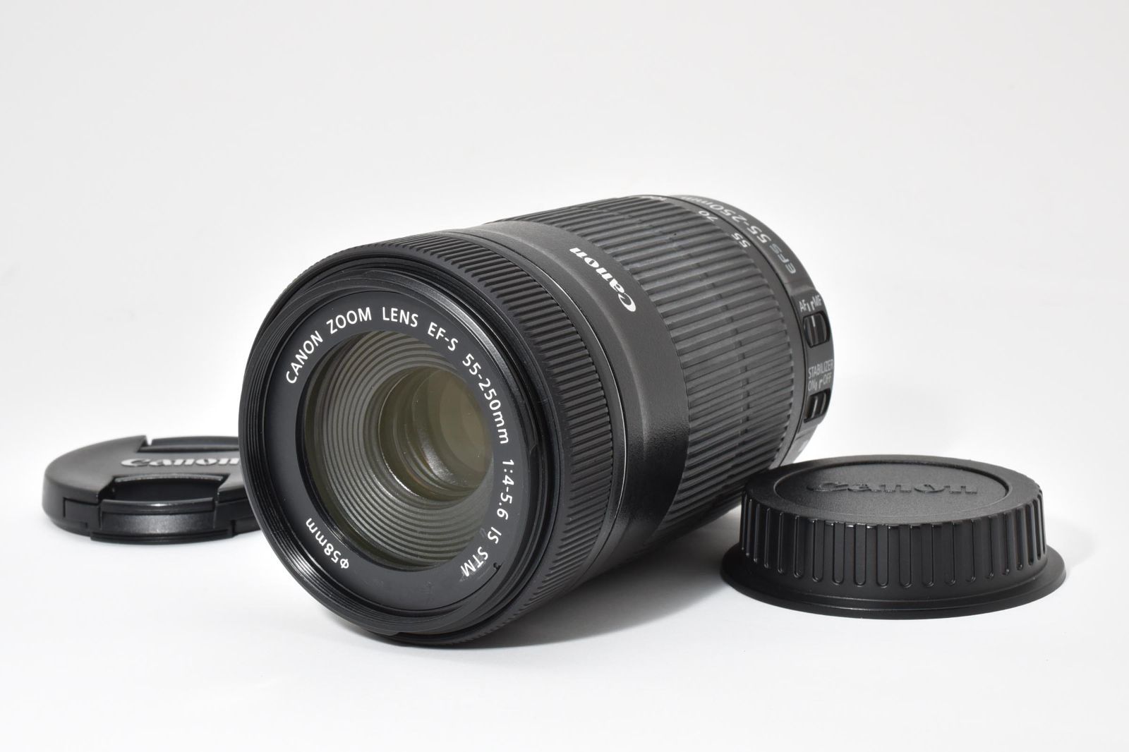 美品・神レンズ】Canon EF-S 55-250mm F4-5.6 IS STM 望遠ズーム 本体