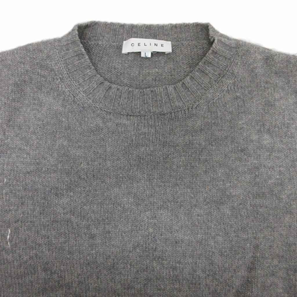 セリーヌ CELINE エディスリマン期 カシミヤ100% クルーネック ニット