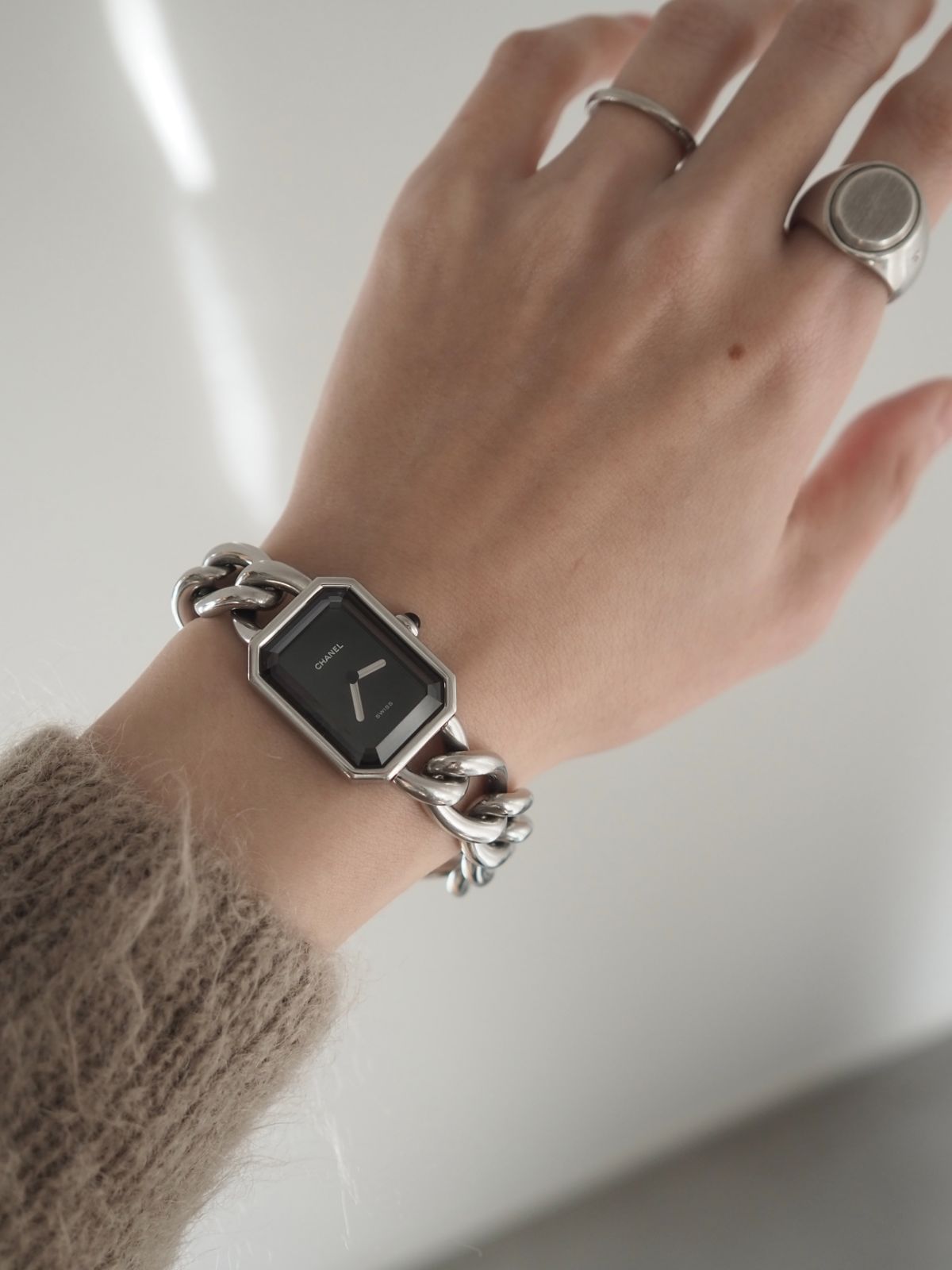 CHANEL Premiere Chain Watch M シャネル プルミエール M シルバー