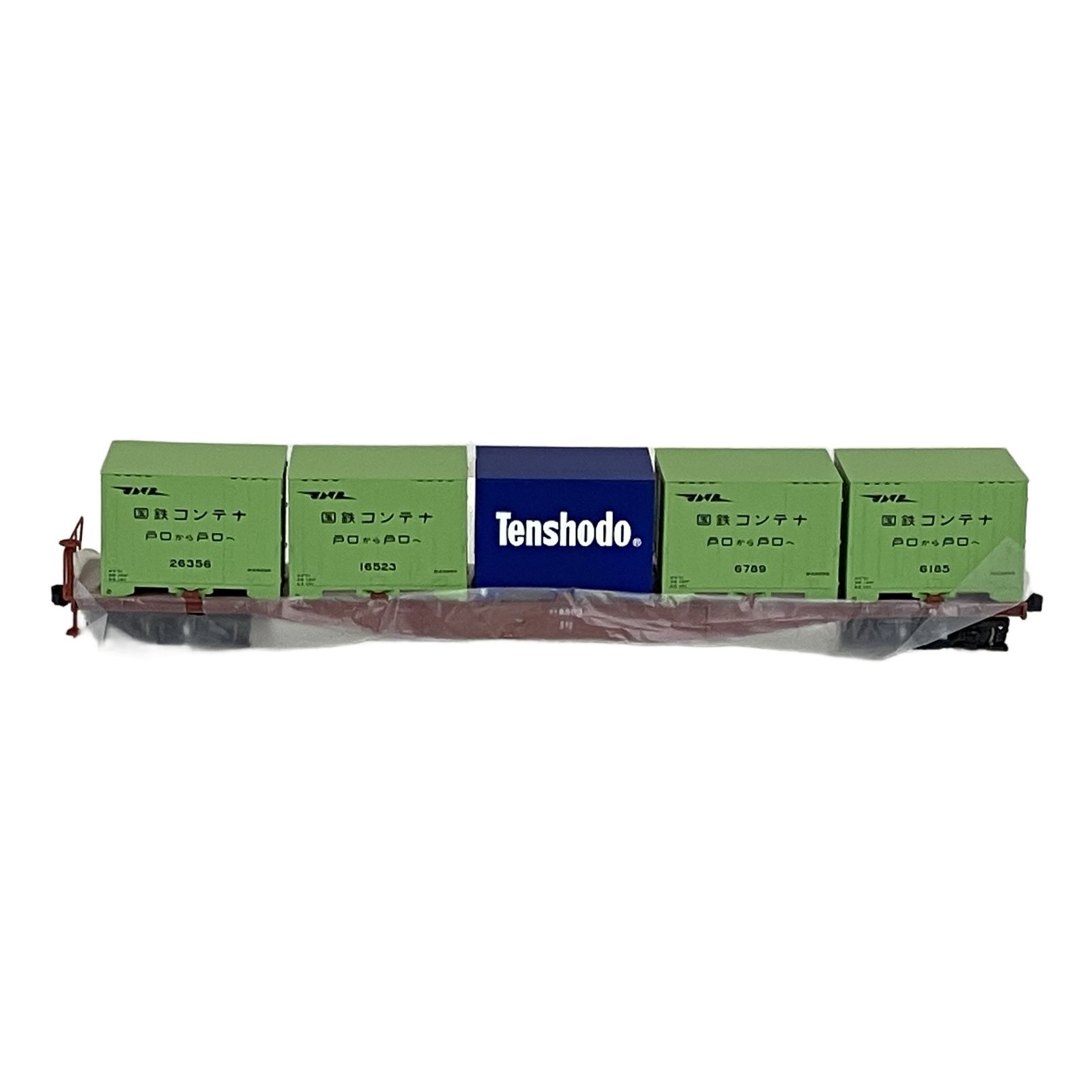 天賞堂 コキ5500 縦補強4本タイプ 65周年記念コンテナ付 58997 HO