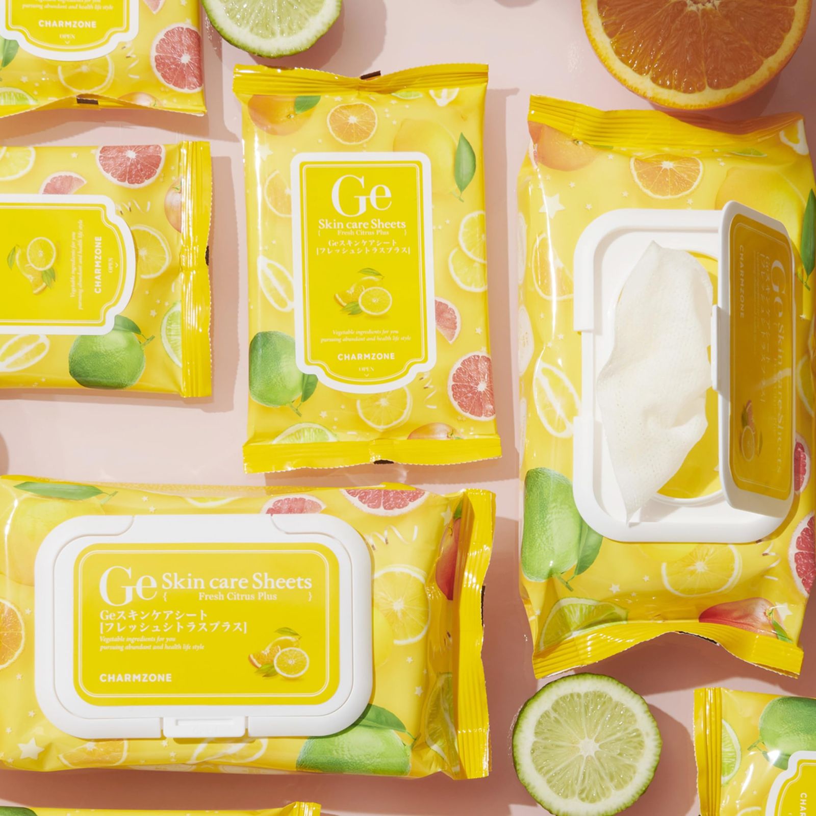 CHARMZONE(チャームゾーン) Geスキンケアシート フレッシュシトラス