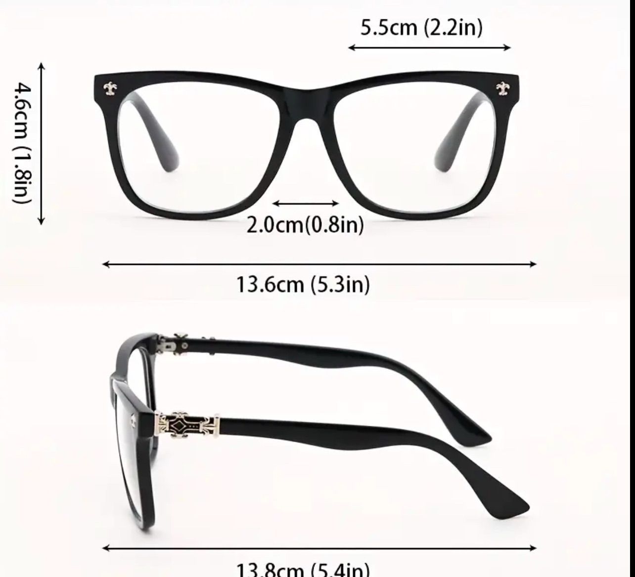 ブラックフレーム 伊達メガネ y2k sk8 黒縁メガネ クロス 十字架 眼鏡