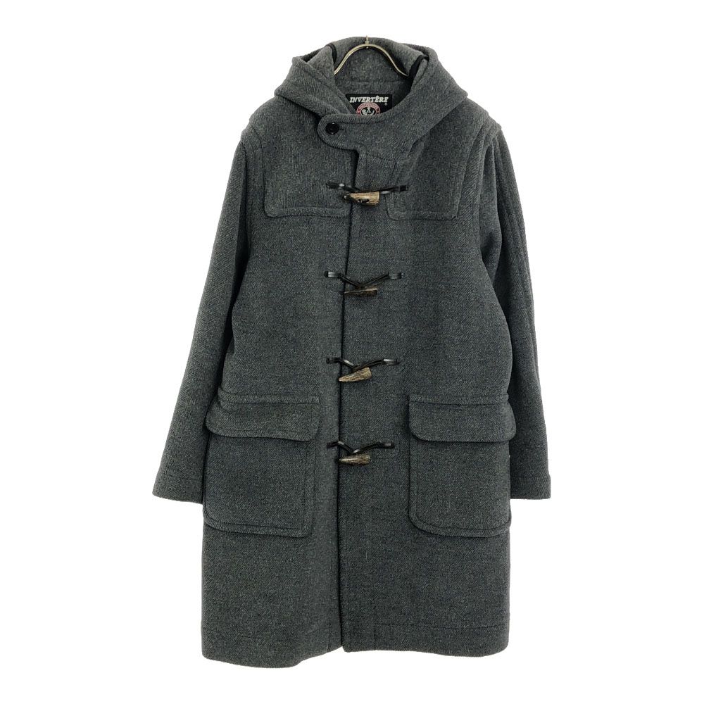 インバーティア イギリス製 ウール ダッフルコート 38 グレー