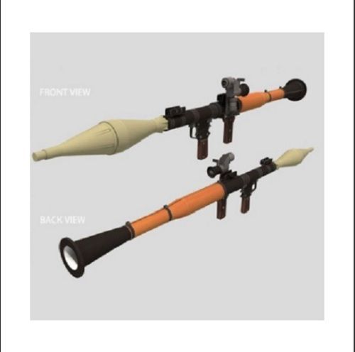 RPG-7 ペーパークラフト ロケット ランチャー リアルな迫力 原寸大 1