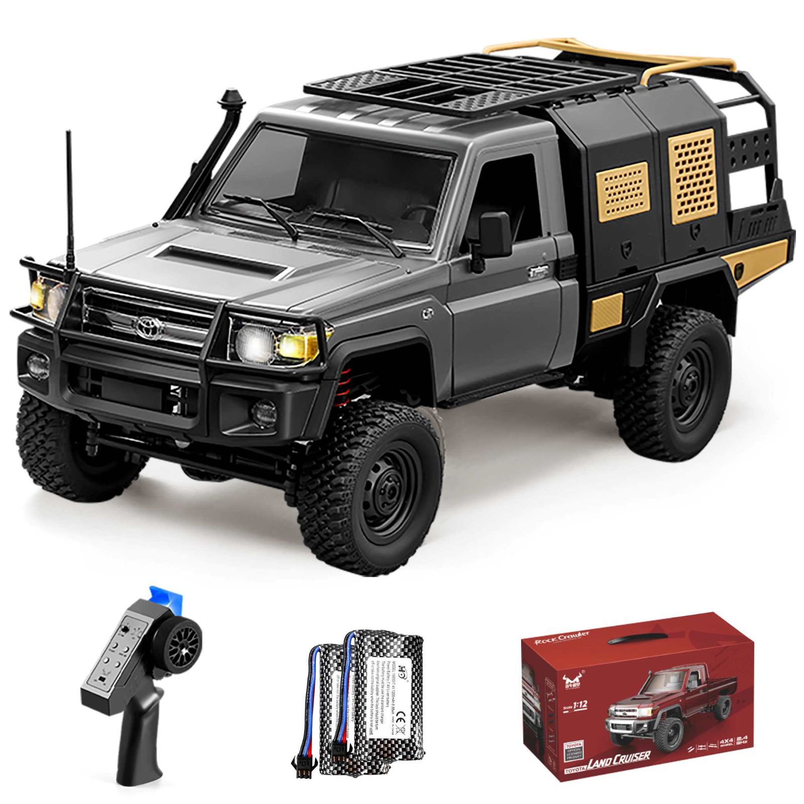 トヨタ ラジコン オフロード トラック 子供向け ラジコンカー 36CM
