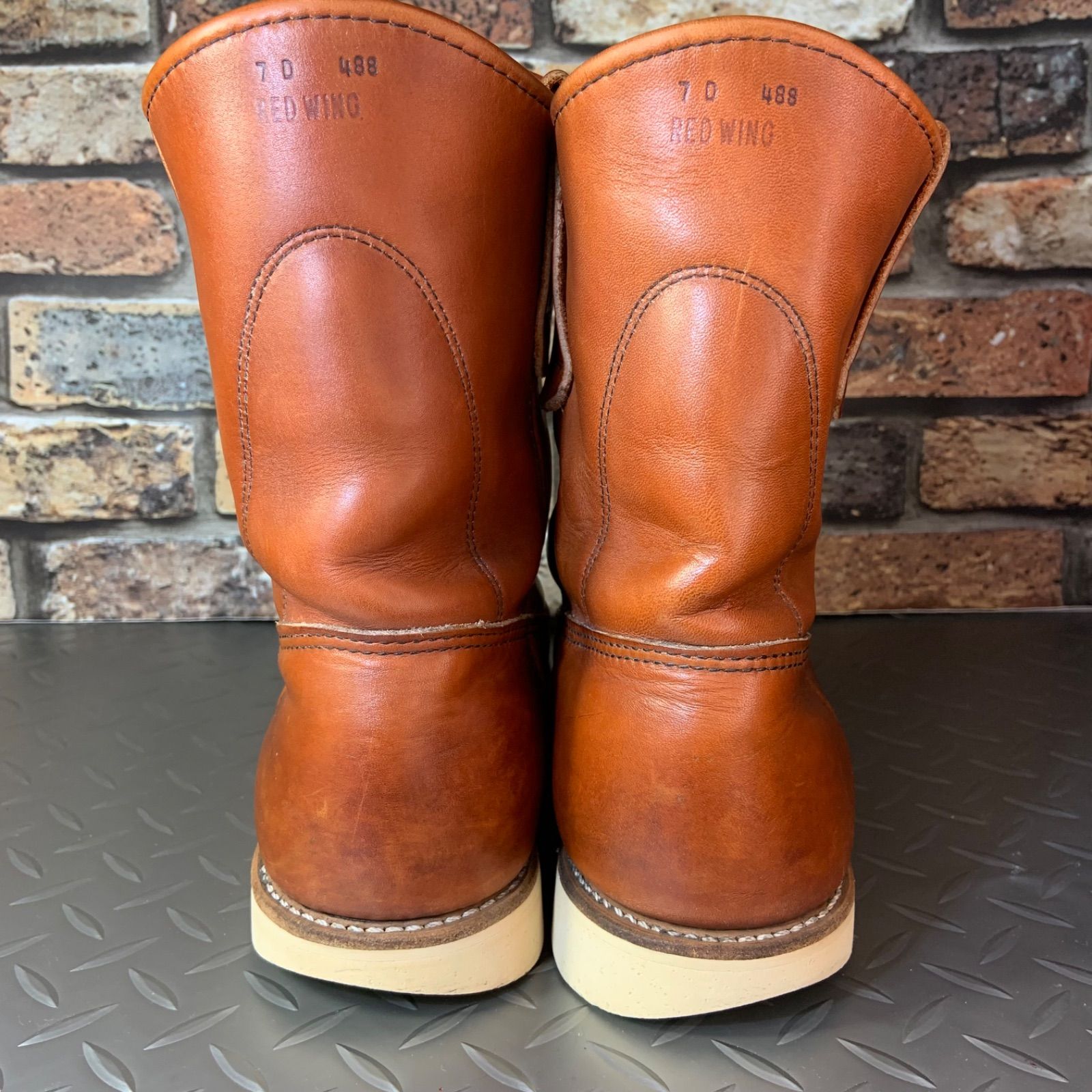 ☆REDWING 866 ペコスブーツ ヴィンテージ 1988年製 US7D 25㎝ (25A6