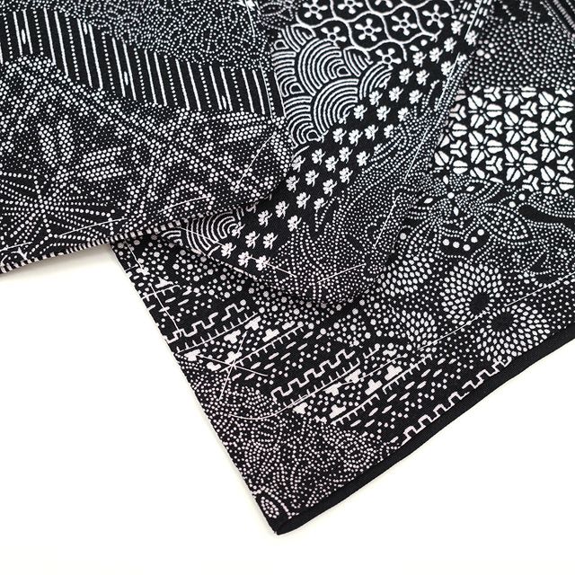 新古品】 江戸小紋 訪問着 袷 着物 伝統工芸士 染谷梅治 作家物 黒 絵