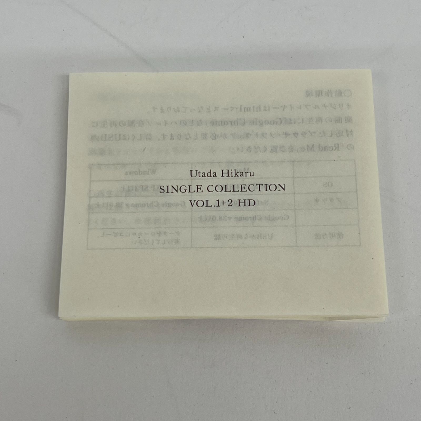 ☆□ 宇多田ヒカル シングルコレクション VOL.1+2 HD (USBメモリー