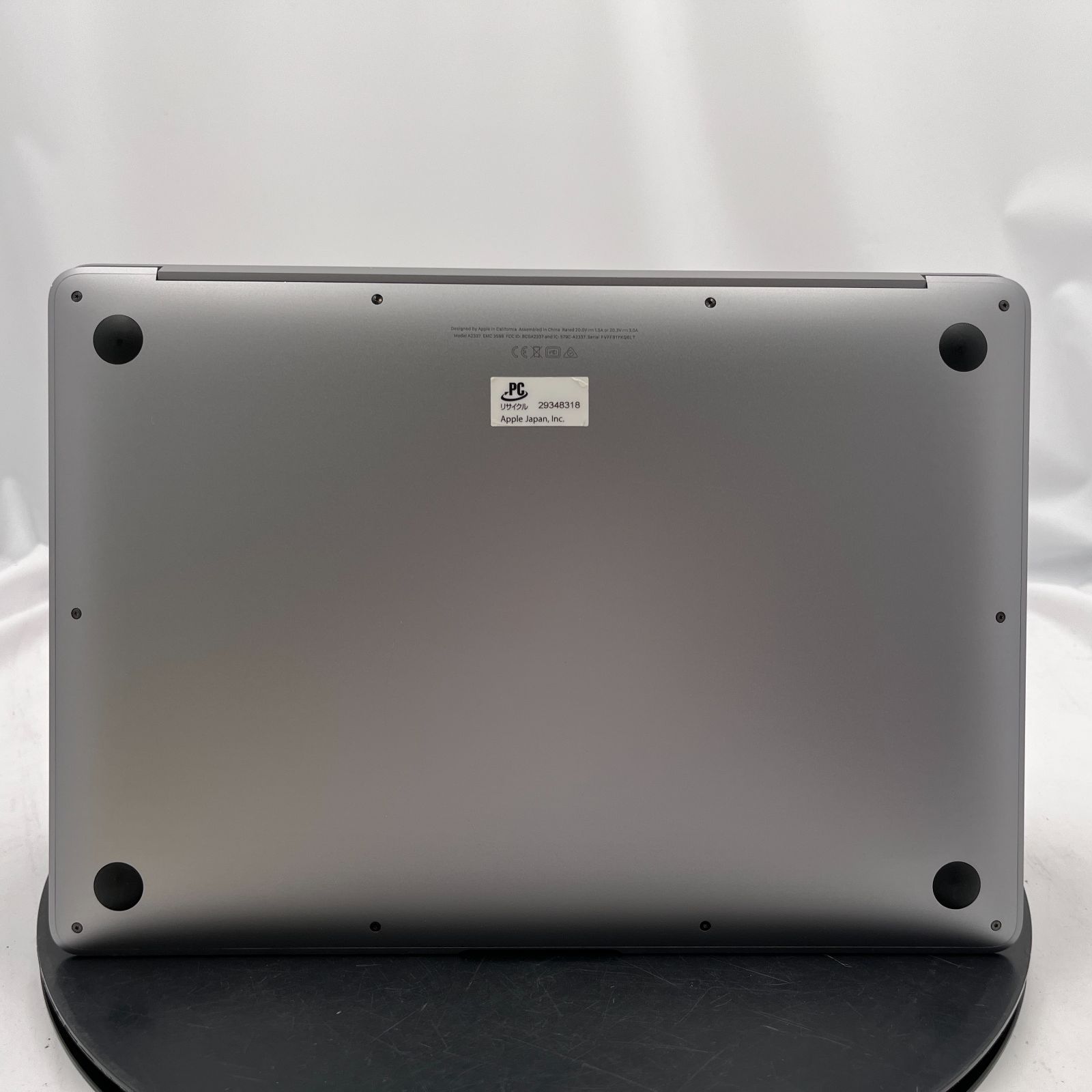 ☆起動不可/ジャンク☆Apple MacBook Air M1, 13-inch, 2020 スペース