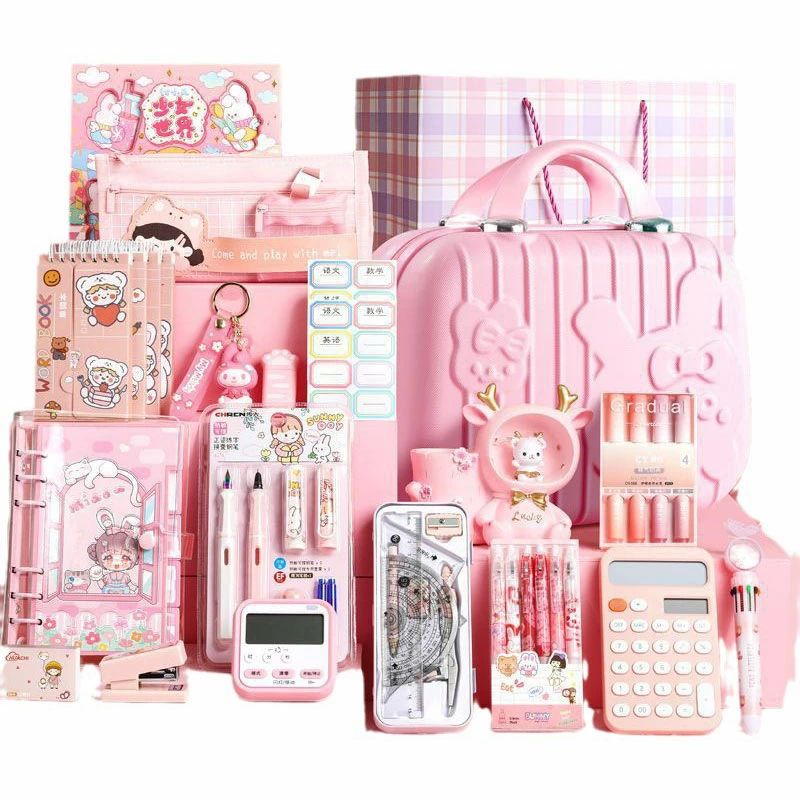 特典あり】超豪華な文房具セット 携帯便利 収納ケース付き 描き用 学習